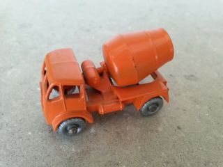 Vintage Lesney Diecast Orange Erf Concrete Cement Truck 26 - Matchbox England
