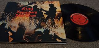 Stag Beer " Anniversary Rock Album " Columbia Special Products Lp W/salesmen Card