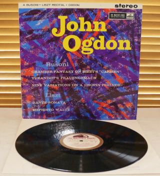 Asd 434 (1st Ed – W/g) John Ogdon: A Busoni / Liszt Recital