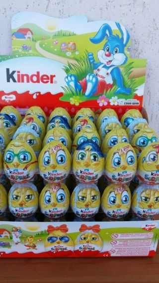 10 Kinder Chocolate Eggs Kinder Yellow With Surprise Toy