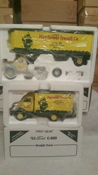 Vintage First Gear Aero Mayflower Transit Co.  Die Cast Truck Set