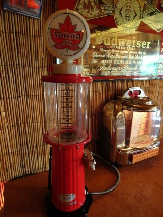Jolly Good - Supertest " Circa 1920 " Visible Gas Pump Drink Dispenser