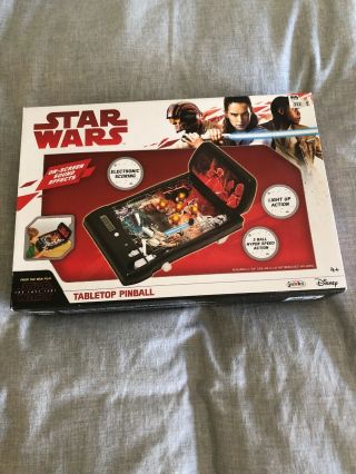 Disney Jakks Star Wars The Last Jedi Electronic Tabletop Pinball Game