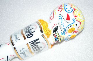MODELO ESPECIAL DIA DE LOS MUERTOS SUGAR SKULL Beer TAP HANDLE  10 7