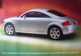1998 Audi Tt Automobile Photo Poster Dealer Promo Rare