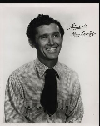 Roy Acuff Hand Signed Autographed 8x10 " W/coa - Wabash Cannonball