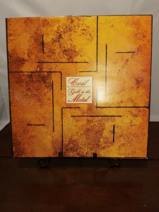 Signed Coil Gold Is The Metal Red Vinyl (loci 1) 1987.  Very Rare Signed