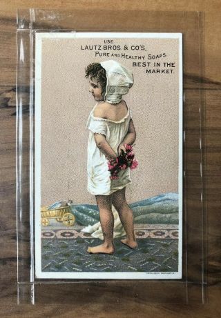 Vintage S R Weaver Trade Card Dry Good Groceries Soaps Highspire Pa
