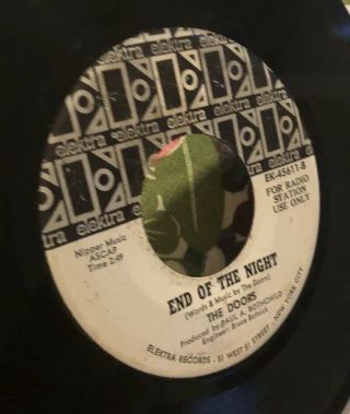 doors break on through/end of the night - promo from 1966 first 45 promo rare 2
