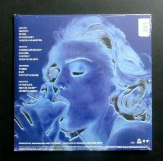Madonna 2019 200 Copies Only White Vinyl Exclusive Ltd 2 Lp Erotica