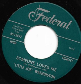 Rare Soul - Little Joe Washington - Someone Loves Me / She 