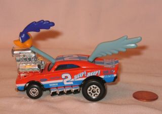 1972 Matchbox Cosmic Blue Diecast Looney Tunes Roadrunner Beep Beep Car