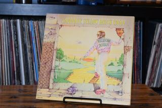 Elton John - Goodbye Yellow Brick Road Vinyl Lp Mca Tri - Fold Near