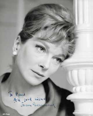 Joan Greenwood In The Amorous Prawn (1962) Hand - Signed 9.  25” X 7.  5” Portrait