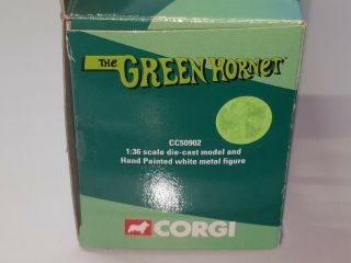 1/36 CORGI THE GREEN HORNET BLACK BEAUTY with FIGURE NO.  CC50902 4