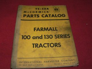 International Harvester 100 & 130 Tractor Dealer 