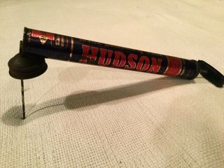 Vintage 1955 Hudson Insecticide Tin Litho Insect Sprayer Or Duster Spray Can Old