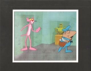 Pink Panther Pink - Lined Production Cels And Drawings Depatie Freleng Little Man