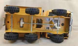 Vintage Pressed Steel Tonka Cement Mixer With Tilt Bed Yellow & White Truck 7