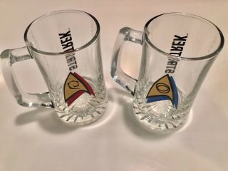 Star Trek Enterprise Set Of 2 15oz Sports Mug Delta Blue & Red Beer Cold Drinks