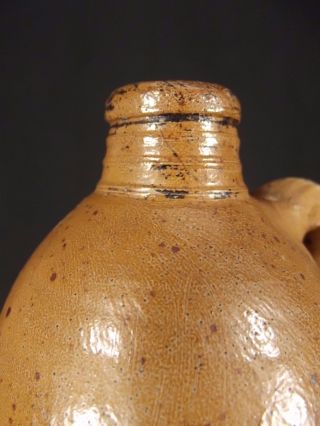Antique Vintage Brown Stoneware Bottle 12 