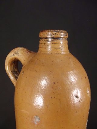 Antique Vintage Brown Stoneware Bottle 12 