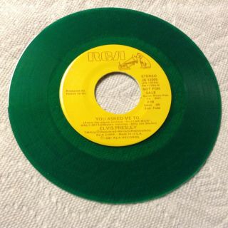 Elvis Presley Rare Green Vinyl Promo Lovin 