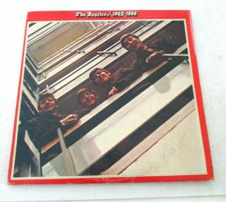 The Beatles - 1962 - 1966 2 × Lp 1973 Us - Skbo 3403 W/lyrics,  Info Sheet [vg,  ]