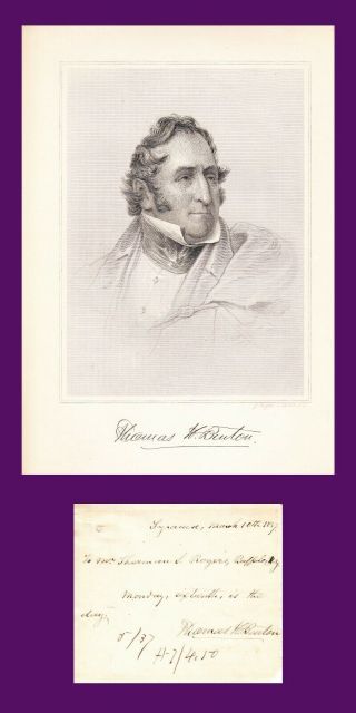 Thomas H Benton 1st Missouri Sen.  Ans.  Western Expansion,  No Slavery Territories