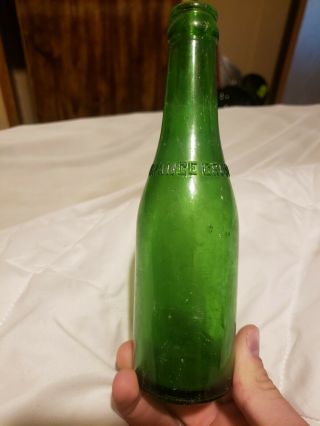 Very Rare Green Orange Crush Bottle From Gastonia,  Nc North Carolina
