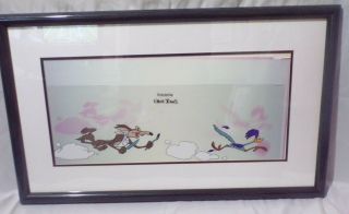 Looney Tunes Beep Beep Limited Edition Serigraph Cel Wile E Coyote Roadrunner 3