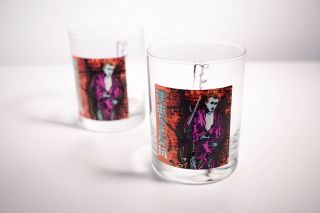 Set of two (2) vintage James Dean Low Ball Cocktail Glasses Rebel without a cause 2
