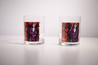 Set of two (2) vintage James Dean Low Ball Cocktail Glasses Rebel without a cause 4