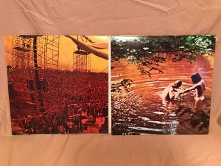 Woodstock Music From The Soundtrack And More Vinyl Album Set of 3 3