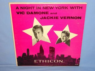 A Night In York Lp Vic Damone Private Function 1965 33rpm Ex,  A.  O.  R.  N.  Promo