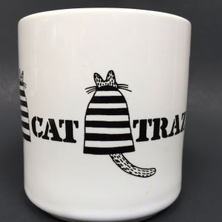 Kliban Cat Alcatraz Coffee Mug Al Cat Traz Jailed Kitty Ceramic 1989 Behind Bars 5