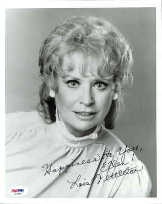 Lois Nettleton Psa/dna Autographed Signed 8 X 10 Photo Certified Actress