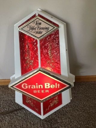 Grain Belt Beer Vintage Lighted Sign
