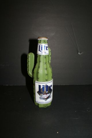 Vintage Miller Lite Cactus Bottle Beer Keg Tap Handle