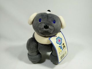 Grey Gray Aibo Official Goods Plush Toy Posable Japan Sony 2002 Tag