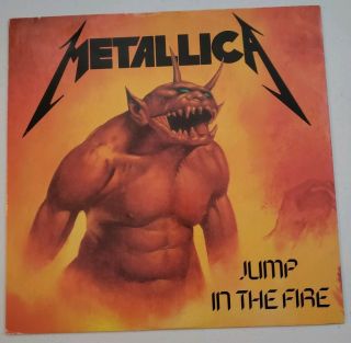 Metallica - Jump In The Fire - Rare Ltd Edition 12 " Ep Red Vinyl
