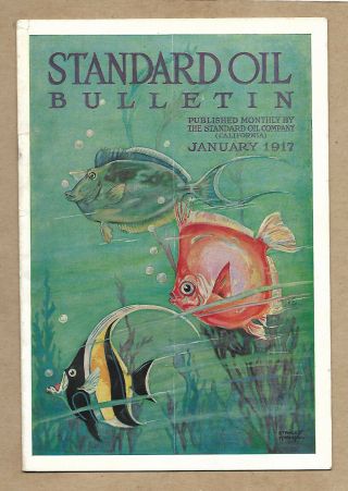 Standard Oil Bulletin January 1917 Vol Iv No 9 Fishing In Hawaii - Mt.  Wilson