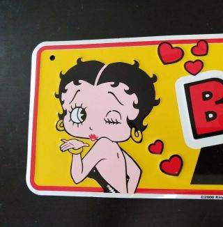 Betty Boop Tin Sign " Betty Boop Way " Design