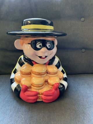 1997 Treasure Craft McDonald ' s Hamburglar Cookie Jar - 2