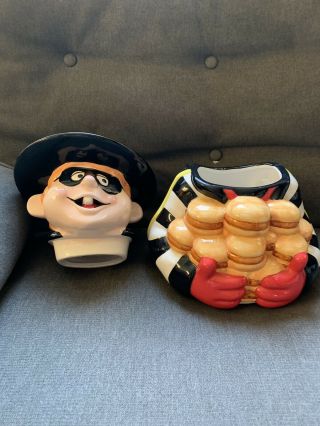 1997 Treasure Craft McDonald ' s Hamburglar Cookie Jar - 3