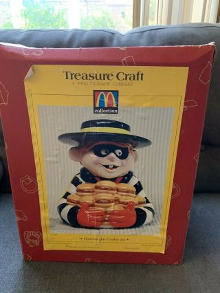 1997 Treasure Craft McDonald ' s Hamburglar Cookie Jar - 4