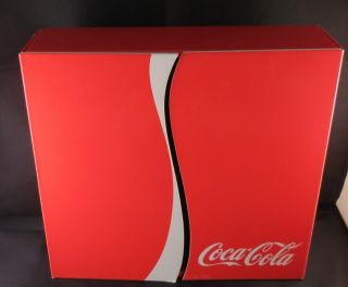Coca - Cola glass red/white bottles Limited Numbered Edition 2009 Belgium 2