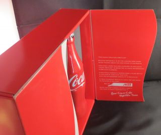 Coca - Cola glass red/white bottles Limited Numbered Edition 2009 Belgium 3