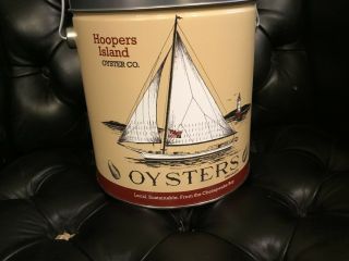 Hoopers Island Oyster Co.  1 Gallon Oyster Can 2 Skipjack Nathan Heritage Series 2