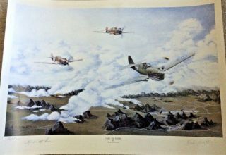 Ww Ii Flying Tiger Ace,  Robert Scott Limited Addition Print With Signature